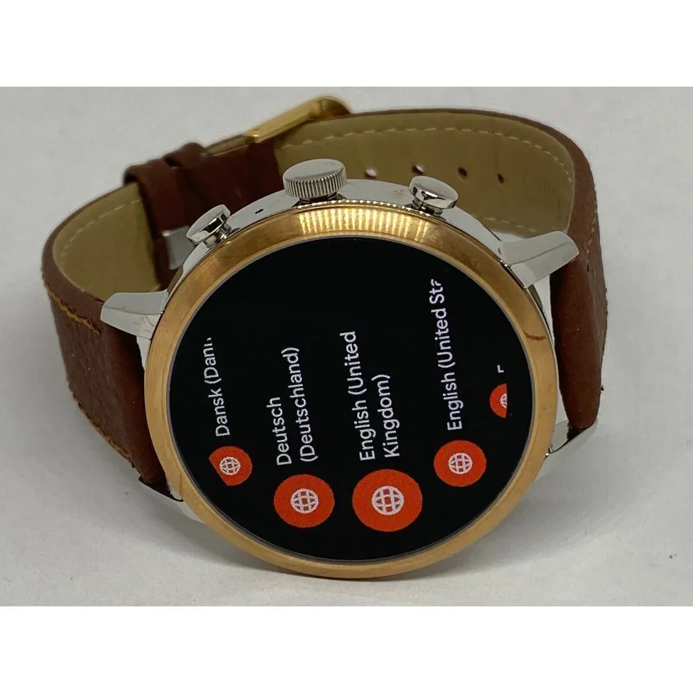 Fossil Gen 4 Authentic Digital Dial Smart Watch Custom Band FTW6016 DC89